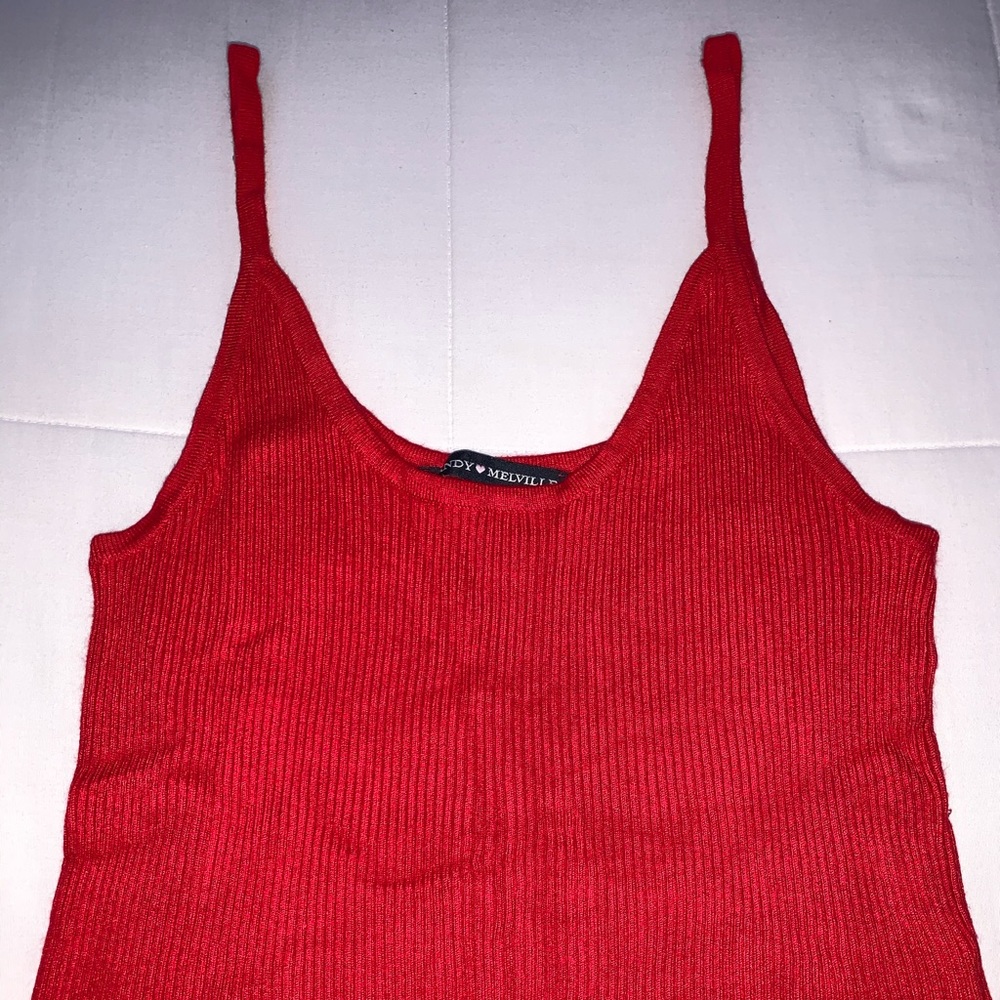 Brandy Melville Tank Top Color Red